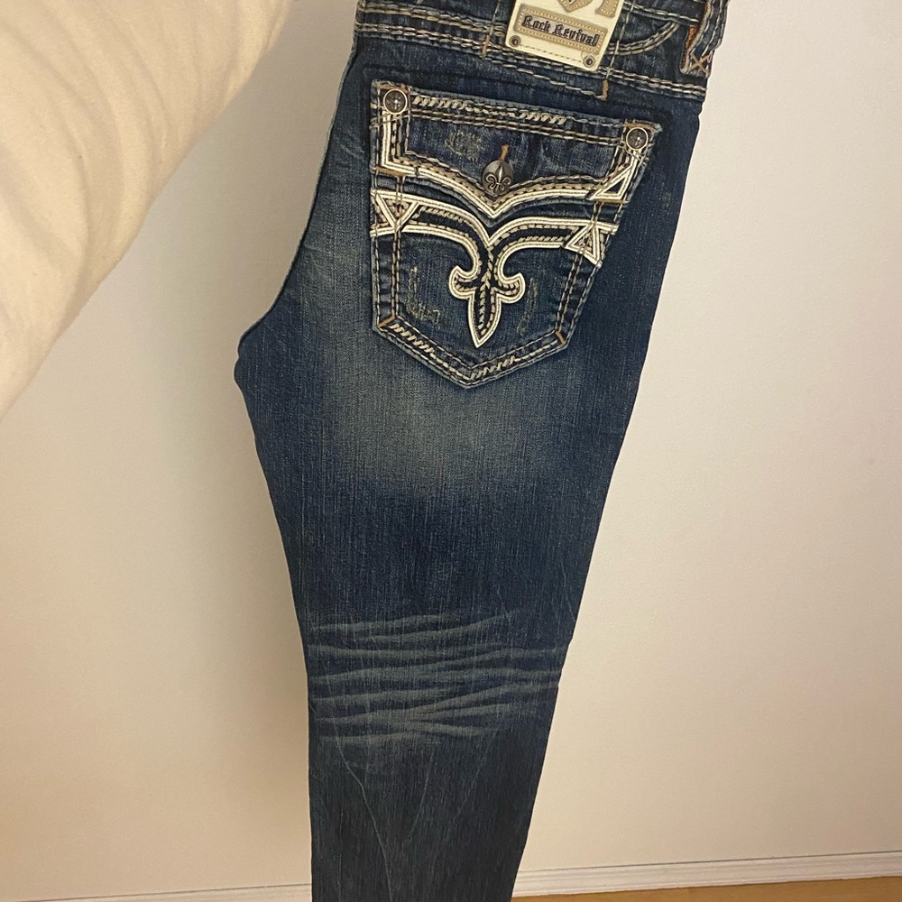 Rock Revival Indigo Straight-Leg Jeans